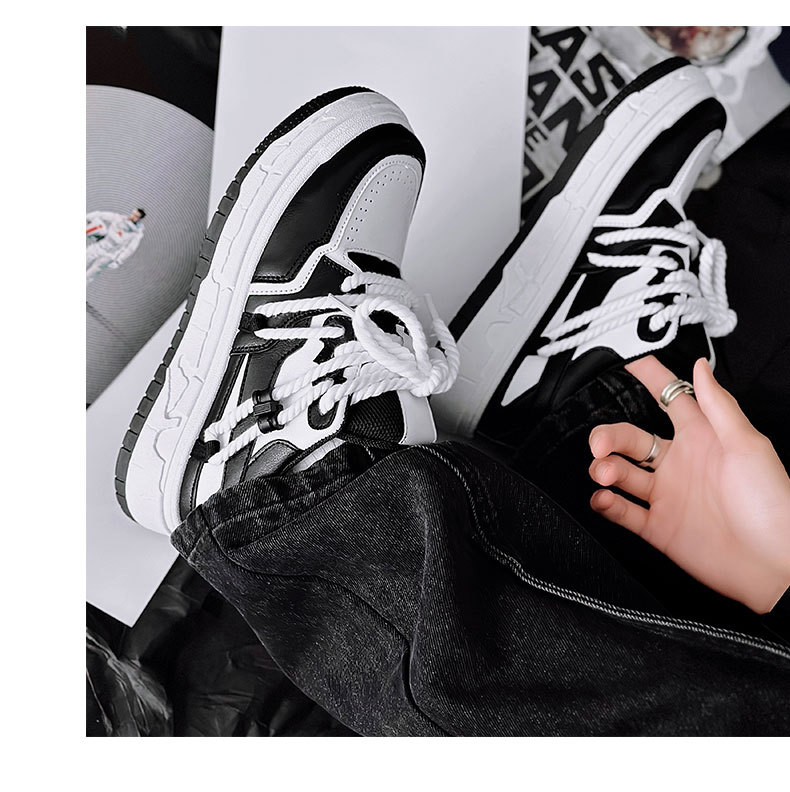 2024 new men's shoes collection models low gang Hong Kong style thick bottom bread shoes canvas shoes star models beggar shoes 323