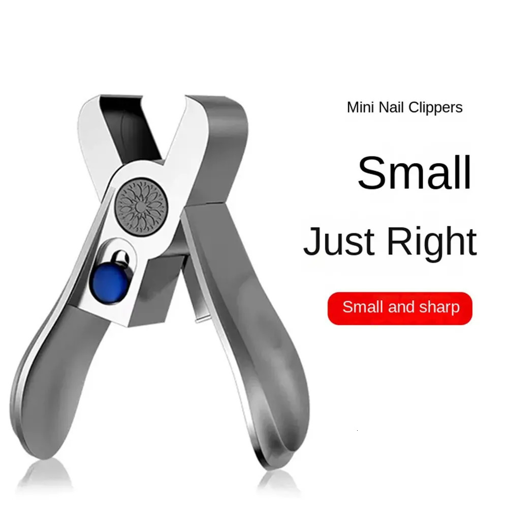 Professional Mini Nail Clippers High Quality Stainless Steel Large Opening Manicure Fingernail Cutter Ingrown Toenail Scissors 240625