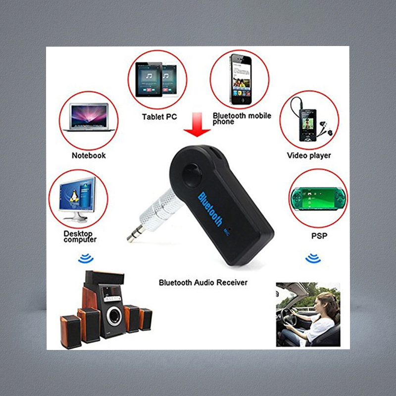 Bluetooth AUX Mini o Receiver Bluetooth Transmitter 35mm Jack Hands Auto Bluetooth Car Kit Music Adapter