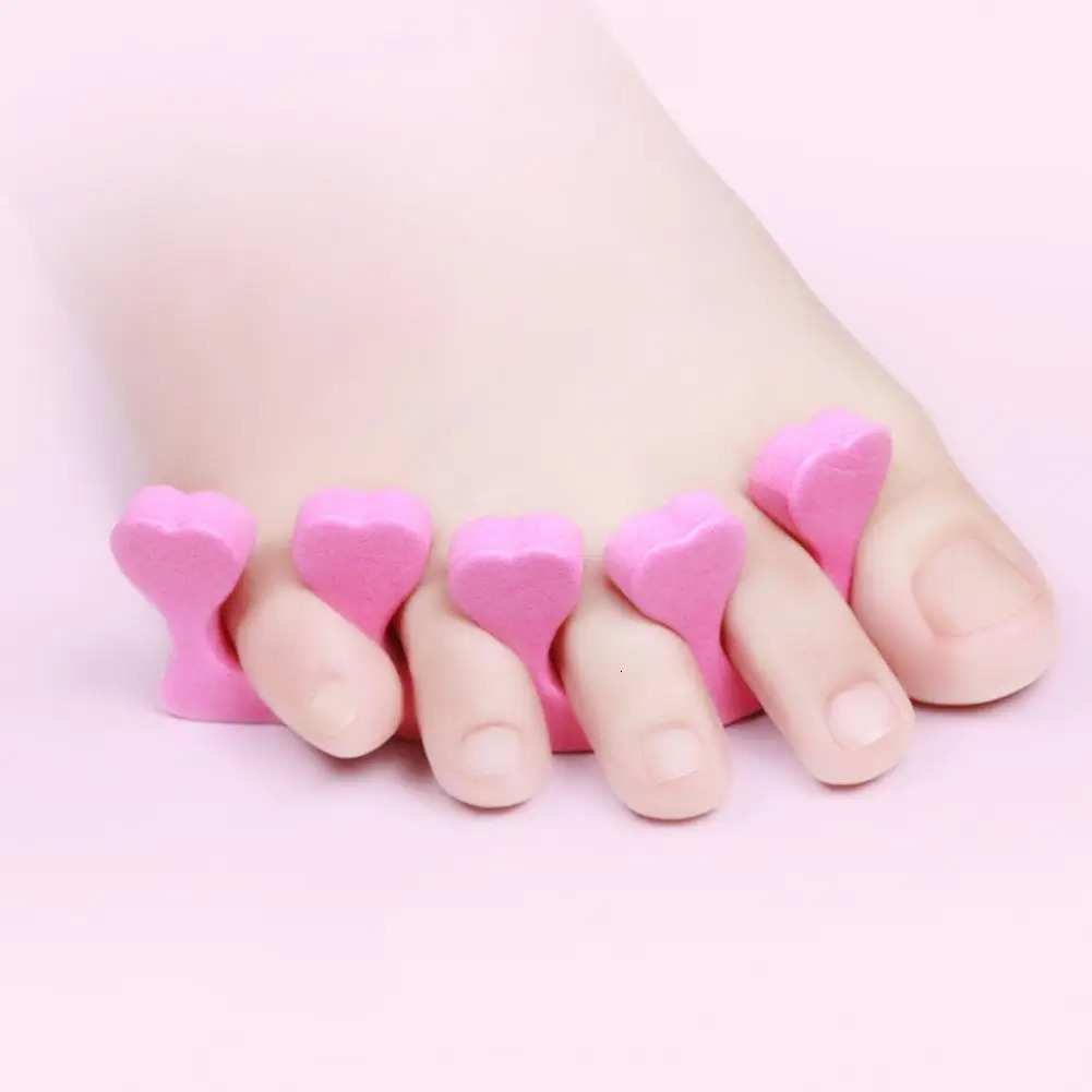 Safe Toe Separator Reusable Pedicure Toe Soft Foam Relaxing Separators Good Ductility Lightweight Toe Stretcher for Female 240625