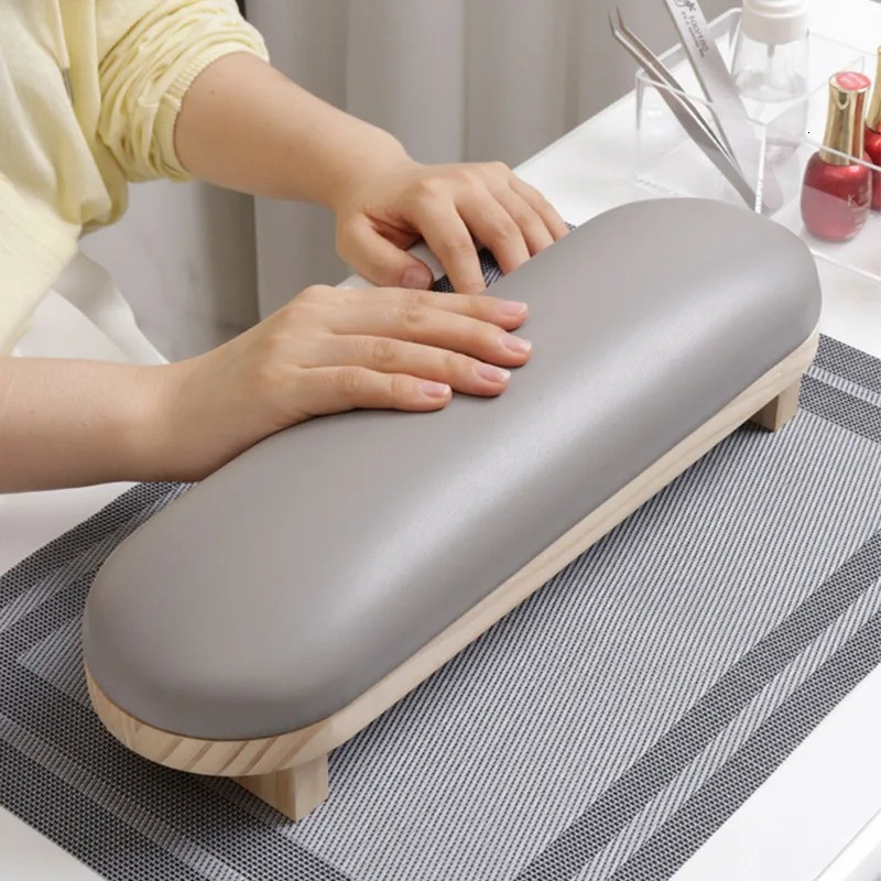 Hand care hand pillow tool leather material soft and comfortable wear-resistant pillow pad detachable nail enhancement tool 240625