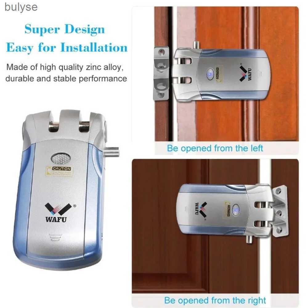 Smart Lock Wafu WF-019 wireless electric door lock intelligent keyless safety door lock with 4 remote controls easy to install