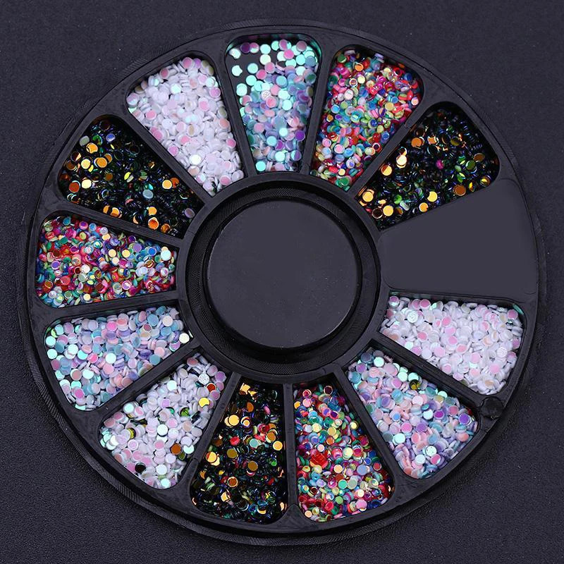 Nail parts nail art sparkling rhinestones crystal gemstone beads decorative accessories professional nail products 240625