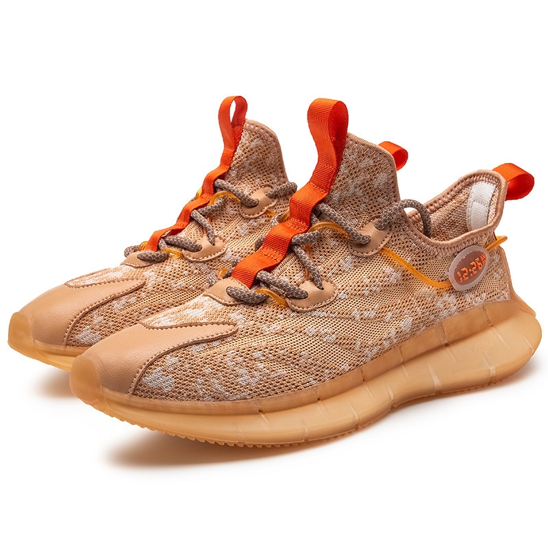 Men's Spring Casual New Sneakers Trend Student Running Shoes Popcorn Soles Breathable Men's Shoes