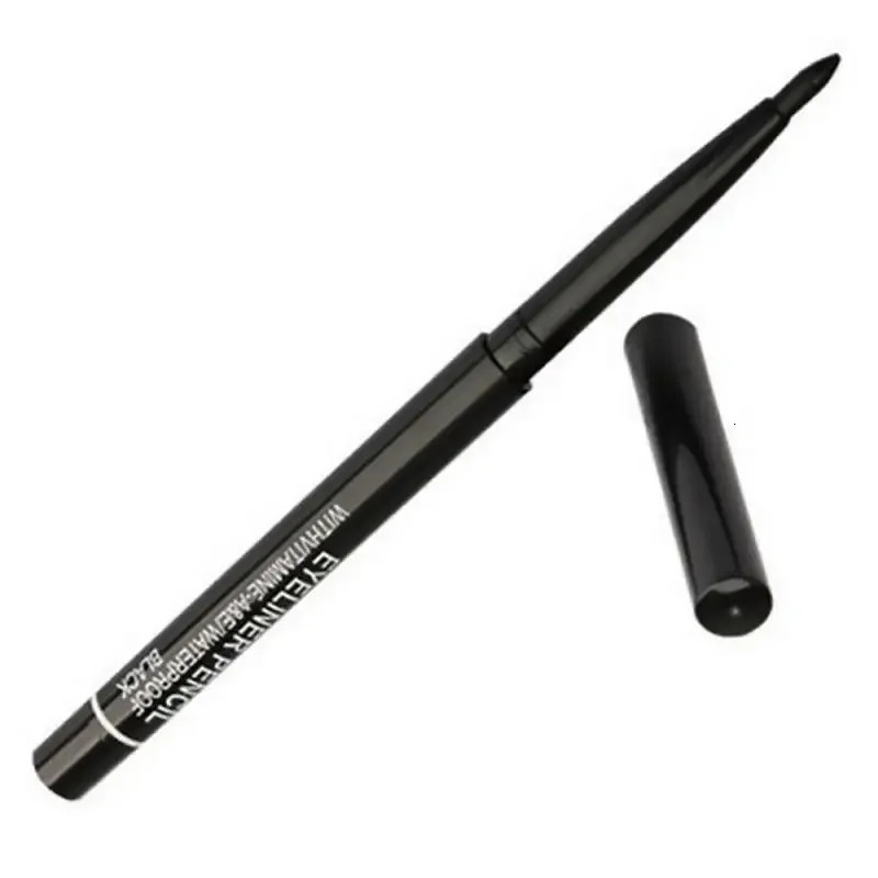 1/3pcs Womens Makeup Rotary Retractable Eyeliner Pencil Waterproof Black Brown Eye Liner Pen 240625