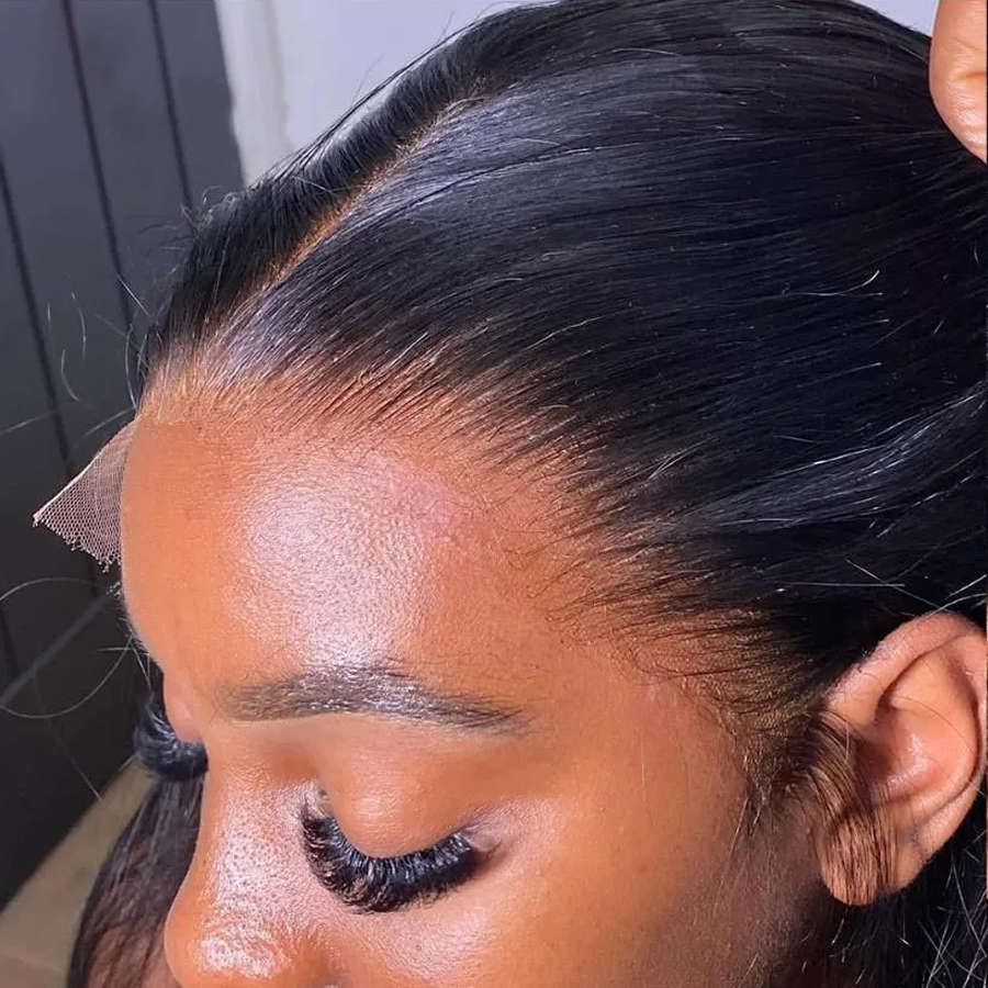 HD Silky Straight Lace Closure Top Closures Remy Human Hair 12-20inch Weave With Closure Natural Color 2x6 4x4 5x5 6x6 7x7 13x4 13x6 360 Lace Closure 