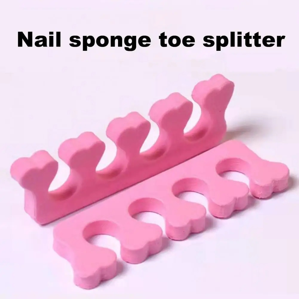 Safe Toe Separator Reusable Pedicure Toe Soft Foam Relaxing Separators Good Ductility Lightweight Toe Stretcher for Female 240625