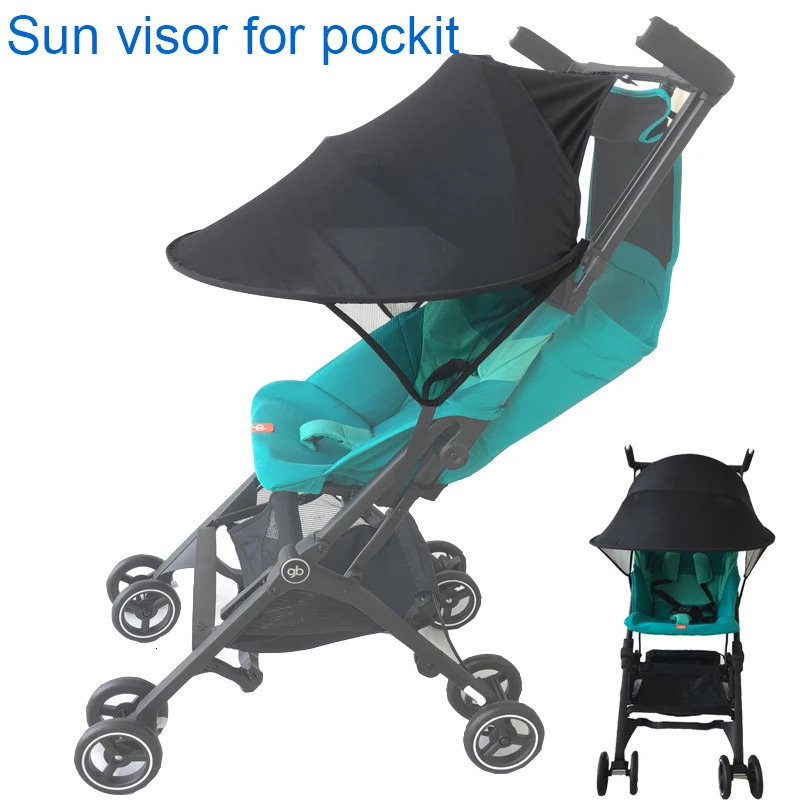 1 1 GB Stroller accessory Goodbaby pockit Sun Shadow Stroller Extension Sun Visor Canopy UV Umbrella Fit pockitQBIT 240617