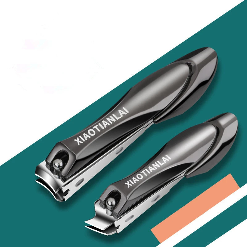 Nail Clippers Stainless Steel Sharpest Nail Cutter Duty Curved Edge for Adult Men Women Swing Out Nail CleanerFile 240625