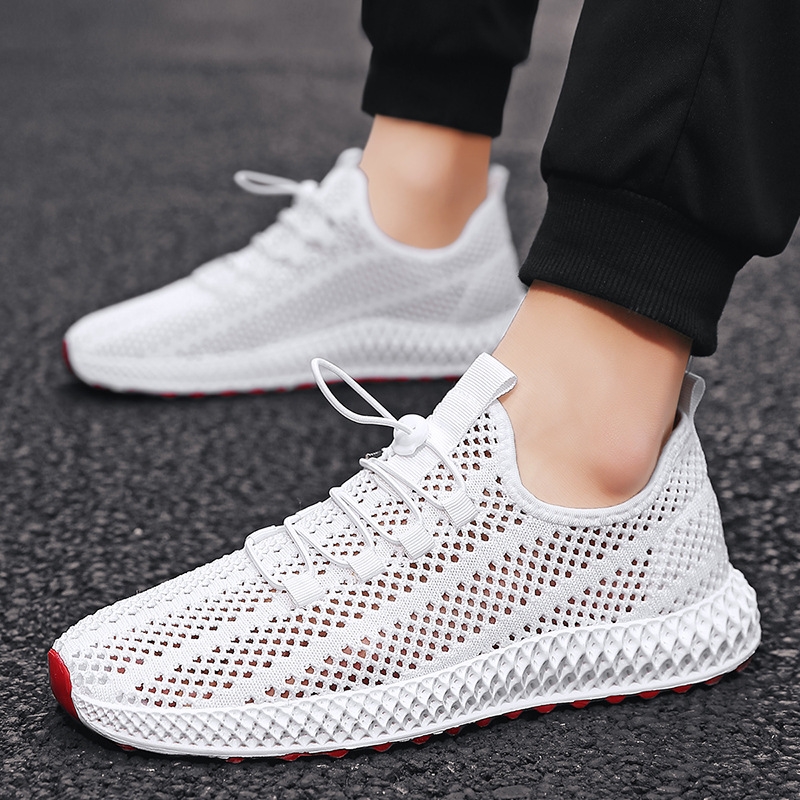 Summer Net Shoes Lightweight Breathable Comfortable Shoes Wholesale Outdoor Water Shoes Tide With Thick Soled Sports Shoes