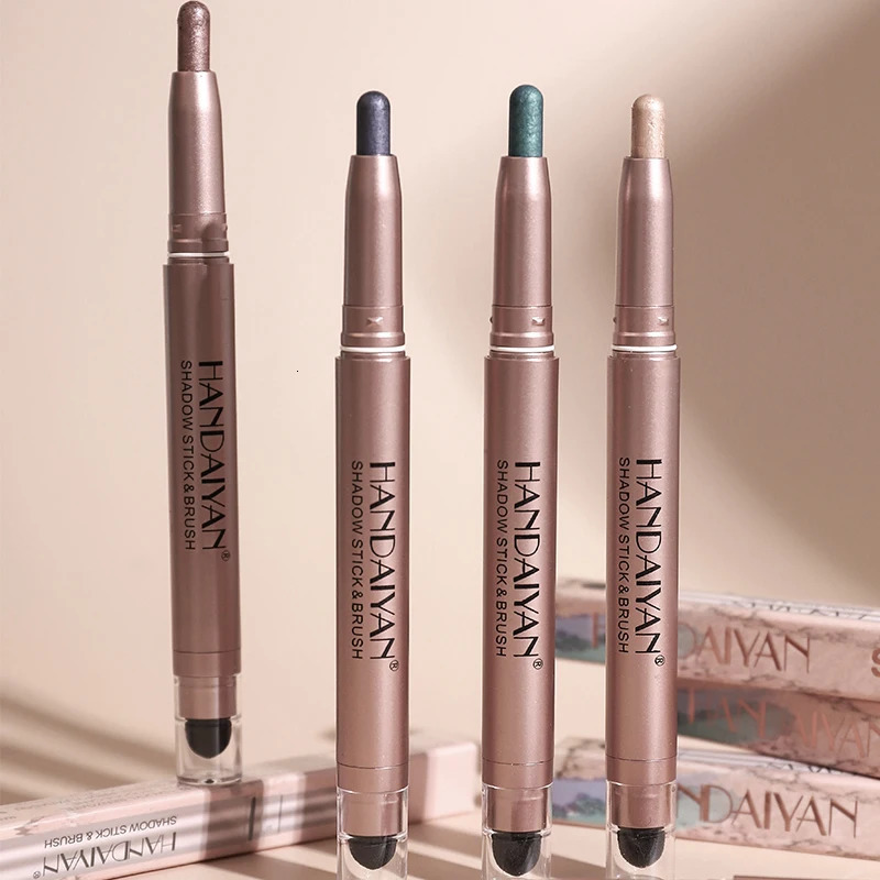 Eyeshadow Stick12 Colors Matte Professional Bright-Colored Con and Highlight Eyeshadow Stick Cream Eyeshadow Waterproof 240625