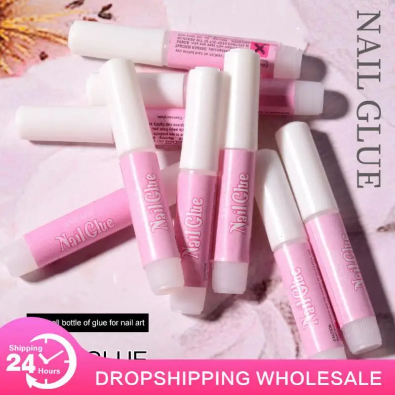 Mini Beauty Easy Application Waterproof Fake Nails Durable False Nail Glue Acrylic Nail Glue False Nail Glue Durable 240625