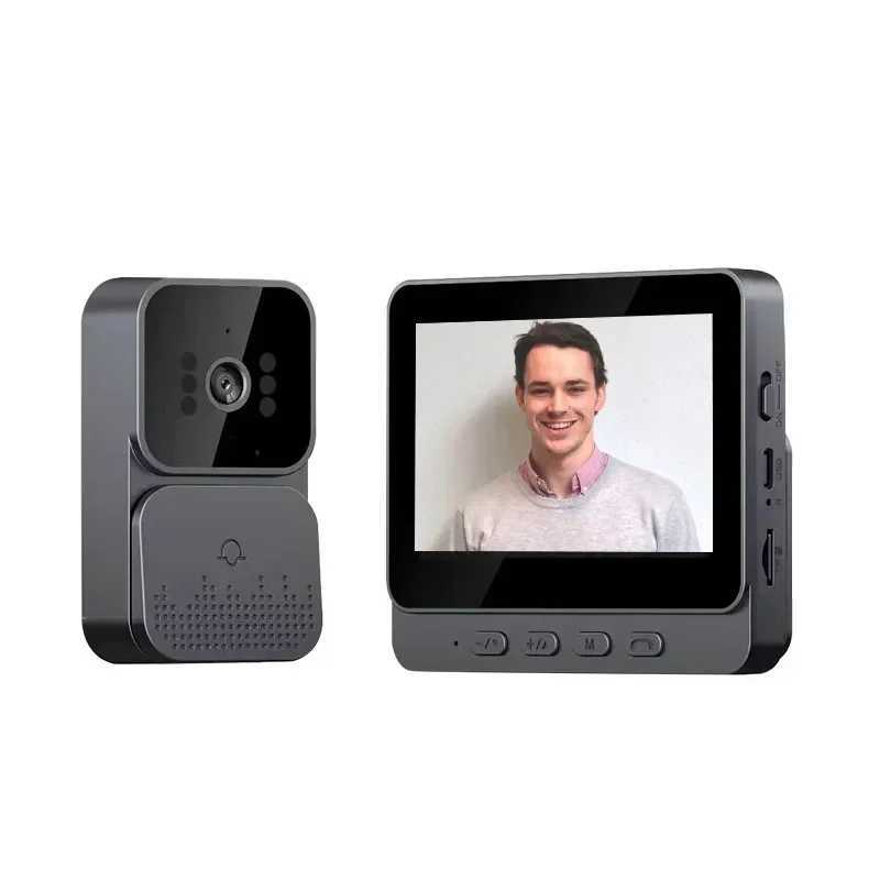 Doorbells Security system intelligent wireless video 4.3-inch screen intelligent ring price viewer intelligent doorbell camera wireless doorbell