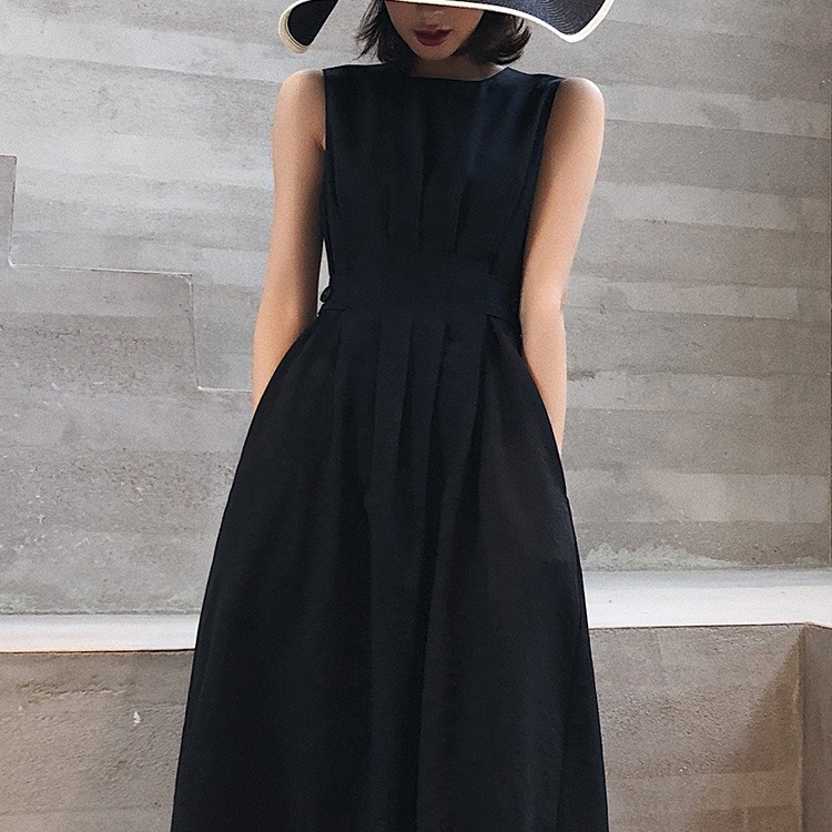 Women White Dress Black Fashion Elegant Party O-neck Sleeveless Vestido Tank Sundress Female spring summer Dresses
