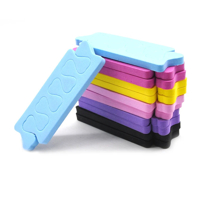 100 PCSLOT Professional Nail Art Toes Separators Fingers Foots Divider Sponge Soft Gel UV Beauty Tools Polish Manicure Pedicure 240625