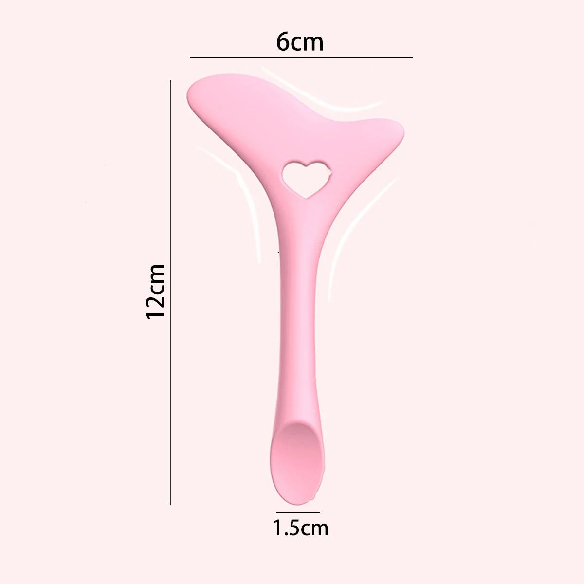 1PS Silicone Eyeliner Auxiliary Artifact Cosmetic Products To Draw Eyeliner Eyebrow Lipstick Auxiliary Tool 240626