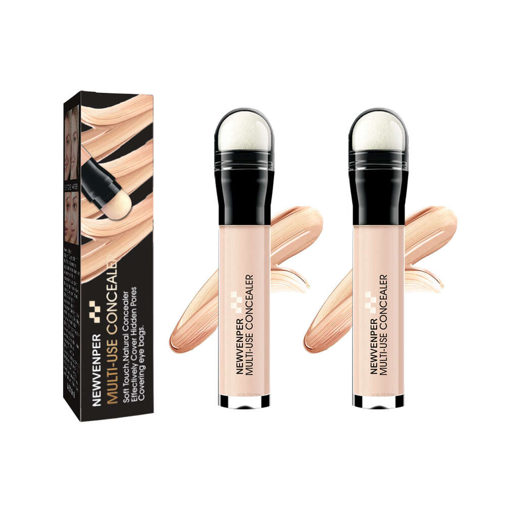 2 PCS Stick Multi-Use Concealer Makeup Dark Circles Treatment, Lightweight, Full Coverage, Long Lasting
