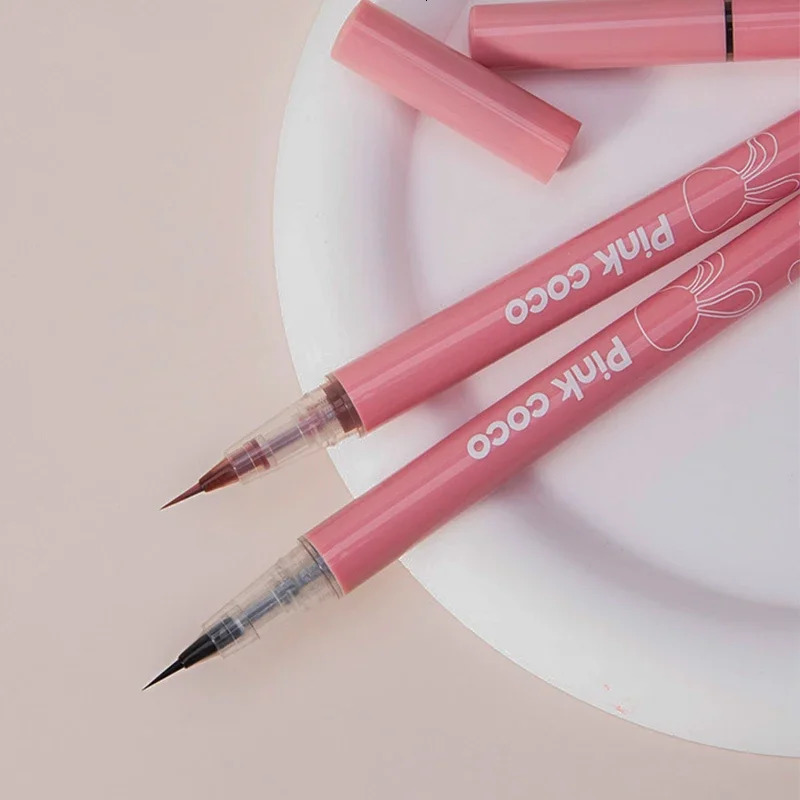 Ultra Fine Eyeliner Pencil Liquid Eye Liner Waterproof Smudgeproof Quick Drying 12 Hour Wear Eyeliner Easy To Use Eyes Makeup 240625