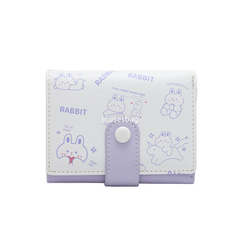 Designer Ms. High Quality Classic Practical Multi functional Western Style Small Wallet PU Retro Lightweight Short Style 30% Off Multi Card Zero Walle