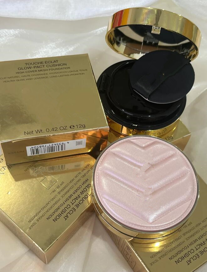 B10 B20 Color Pressed powder 12g black pink Cushion Healthy Glow Foundation Face Powder Cosmetics