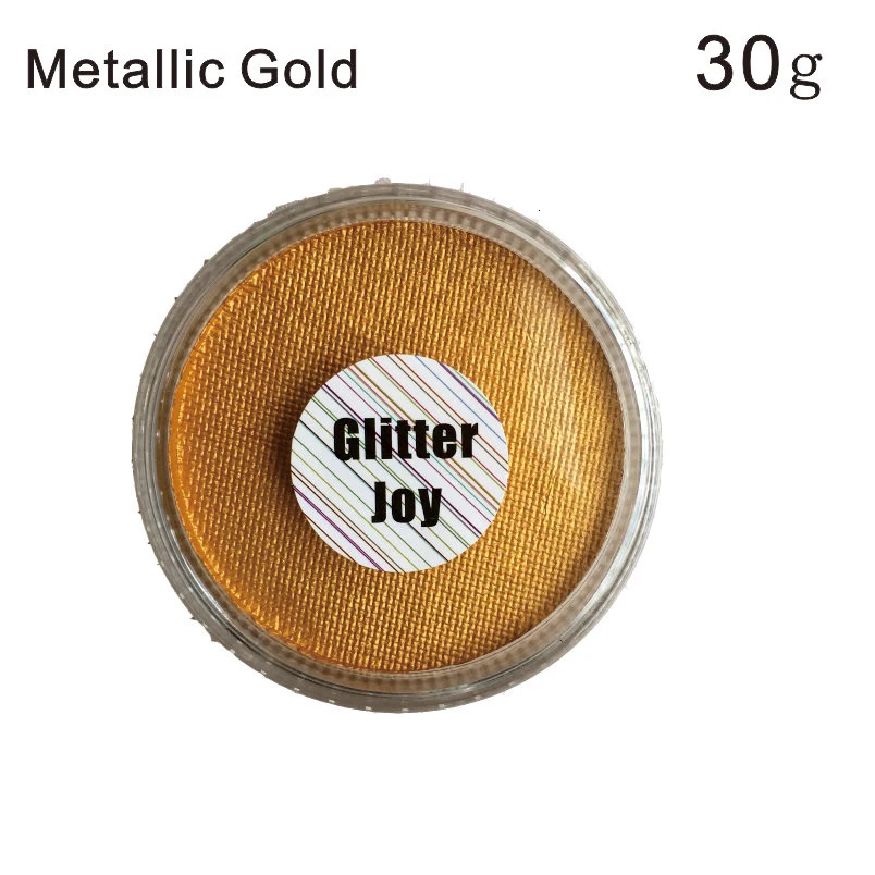 Metallic Golden 30gpc Water Based Face And Body Paint Pigment Great Use in Festival Party Fancy Dress Beauty Makeup Tool 240709