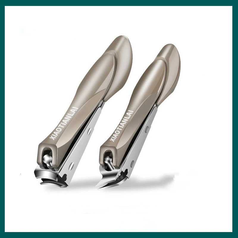 Nail Clippers Stainless Steel Sharpest Nail Cutter Duty Curved Edge for Adult Men Women Swing Out Nail CleanerFile 240625