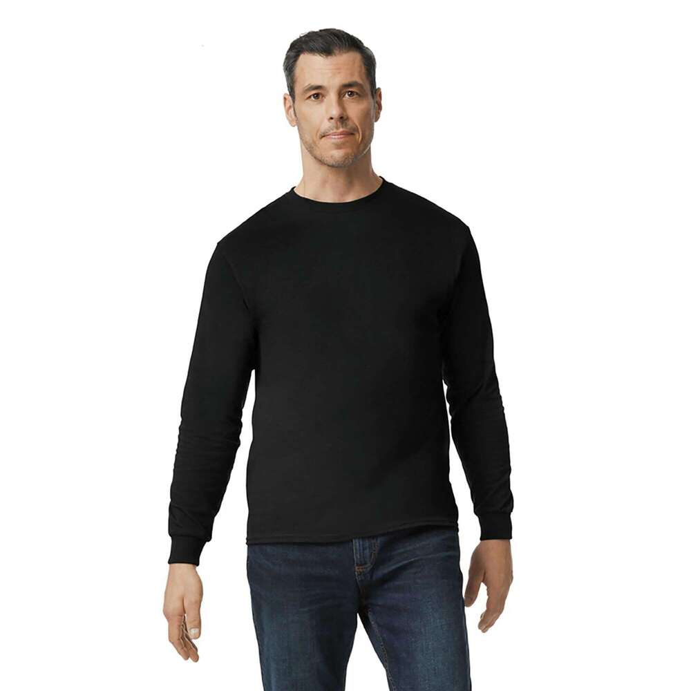 Designer Mens T shirts Tees tshirt Heavy Cotton Womens Long Sleeve T-Shirt Solid Colors Black Gray Navy White Tee