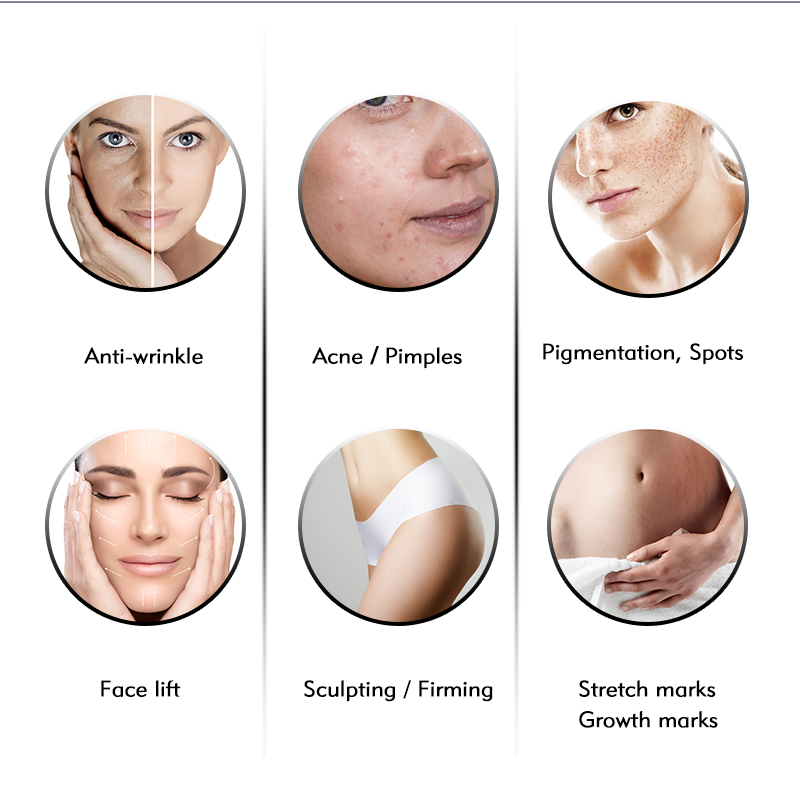 Fractional Wrinkle Remover anti-aging Equipment RF Skin Tighten Microneedling Acne Scar Removal Shrink Pores Machine Salon Home Use