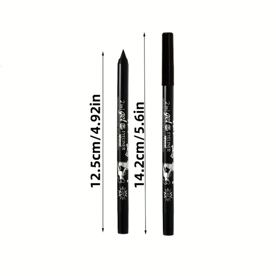 10 Colors Waterproof Eyeliner Pen Long-Lasting Concealer And Lip Liner Gel Pen Sweatproof And Smudge Proof 240625