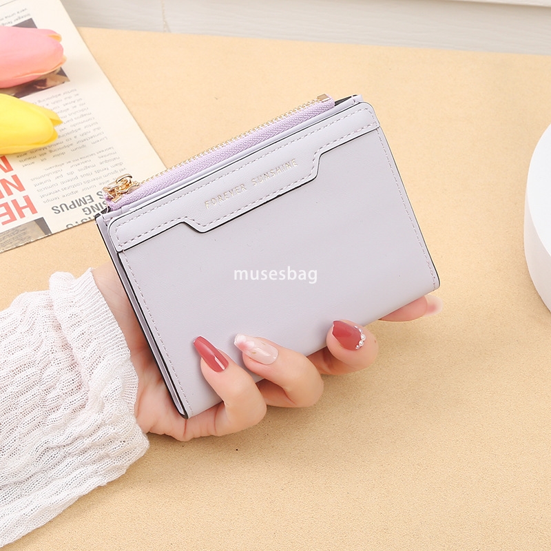 Advanced Women's Designer New Korean Wallet Fashionable and Minimalist Cross border Short Style Multi Card versatile and Practical Multi function