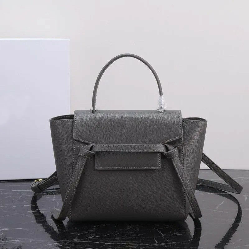 9A nano belt shoulder bag 2size luxurys handbag ava fashion lady Designer bag women pochette real Leather clutch purse crossbody bags man top handle white bags