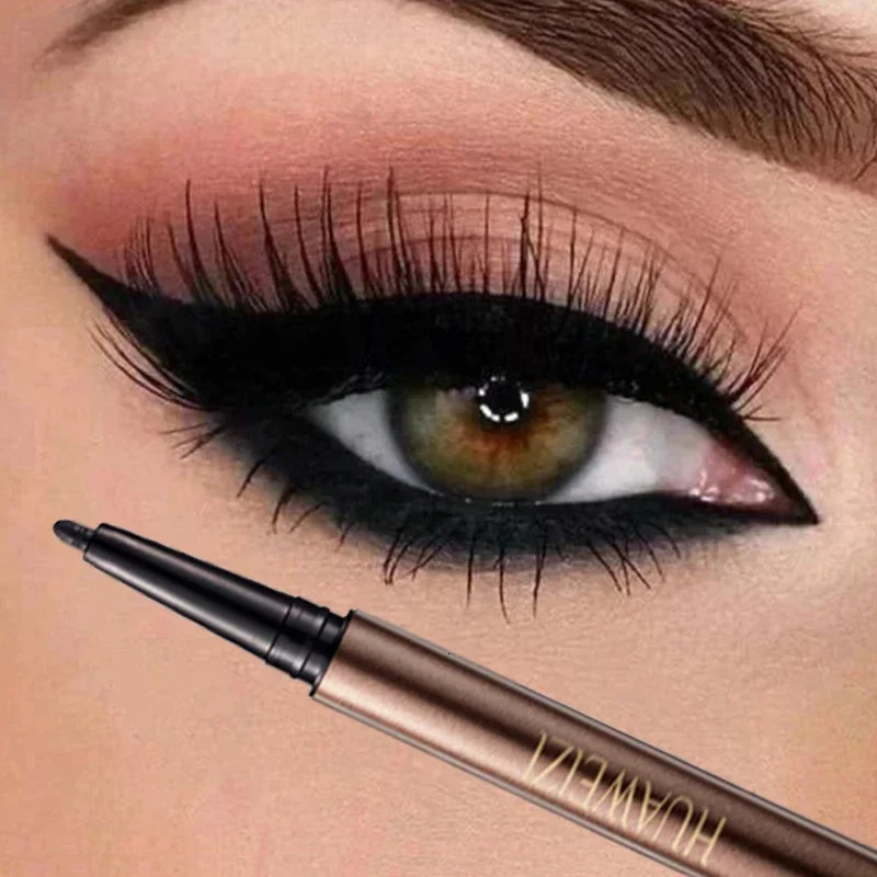 Red Eyeliner Liquid Gel Pen Waterproof Long Lasting Quick Drying Smooth Makeup Beauty Matte Eyeliner Stamp Eye Pencil Cosmetics 240625