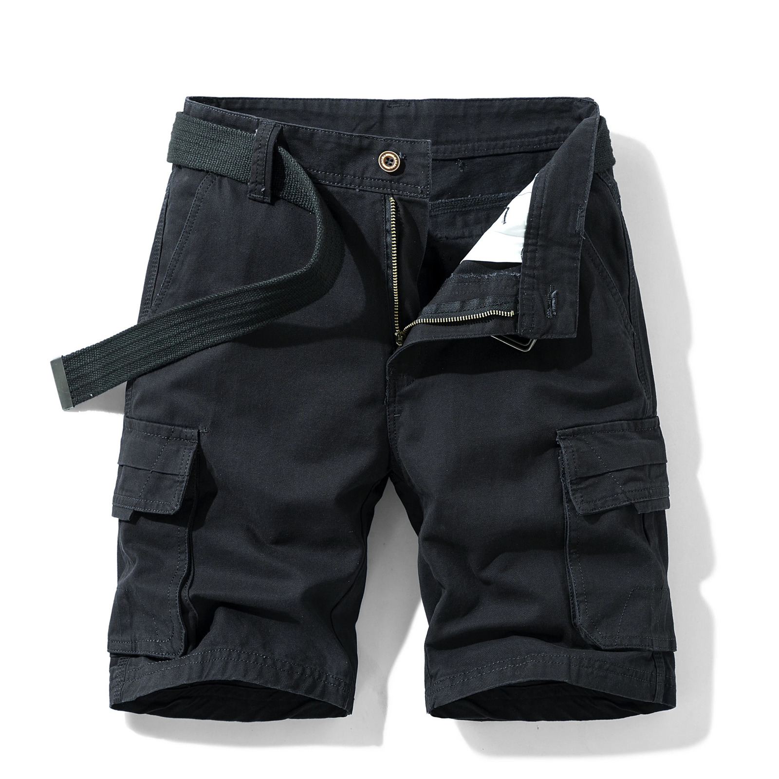 Mens Summer Green Tactical Cargo Shorts Fashion Cotton Casual Military Short Pants Men Loose Pocket 240620