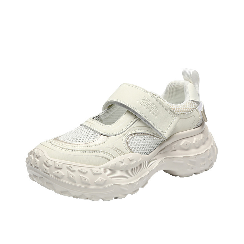 Summer Daddy Shoes New Mesh Surface Breathable Thick Sole Small Man High Sports Leisure Beach For Women Ddmysaturn