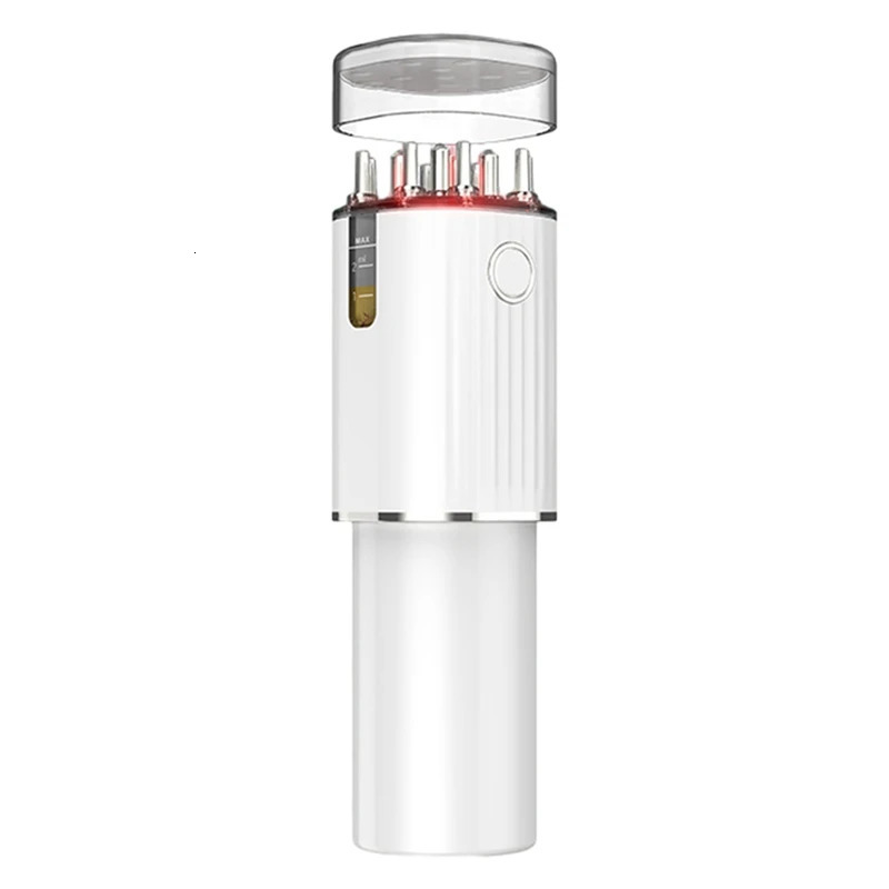 3-In-1 Vibrating Hair Oil Applicator Hair Treatment Massager Red Lights With 70Ml Storage Hair Treatment Growth Applicator 240626