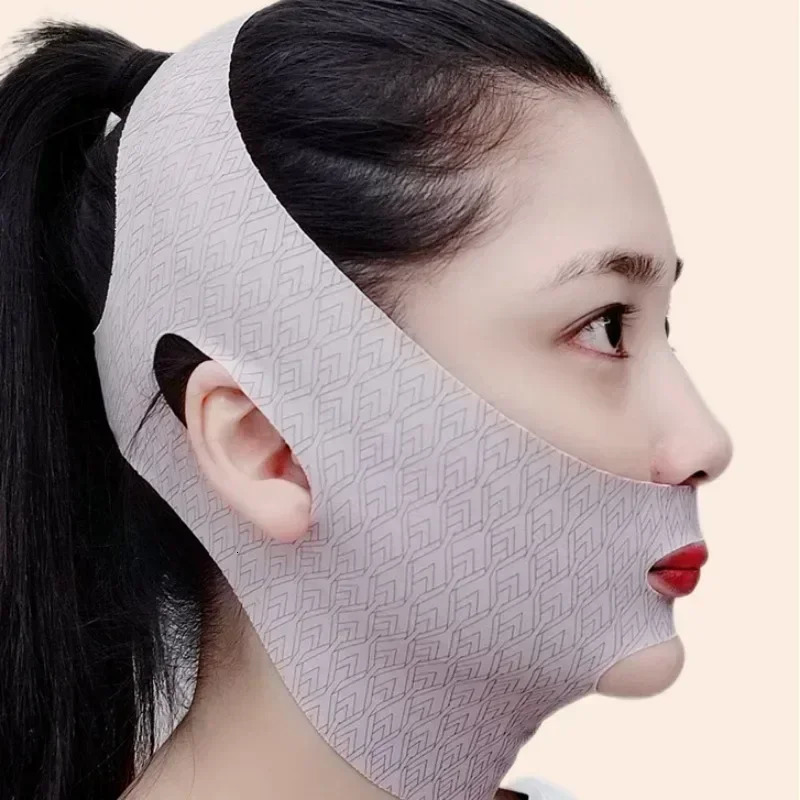 Chin Cheek Slimming Bandage V Shaper Line Mask Face Anti Strap Band Sleeping Health Beauty Skin Care Tool 240626