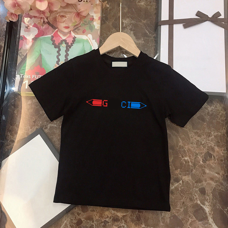 Tshirts Designer Clothing Kids T Shirts Luxury Tshirts Designers Tees Brand Clothes High Quality Tops 8 Children Costume Girls Boys Short Sleeve DPD24