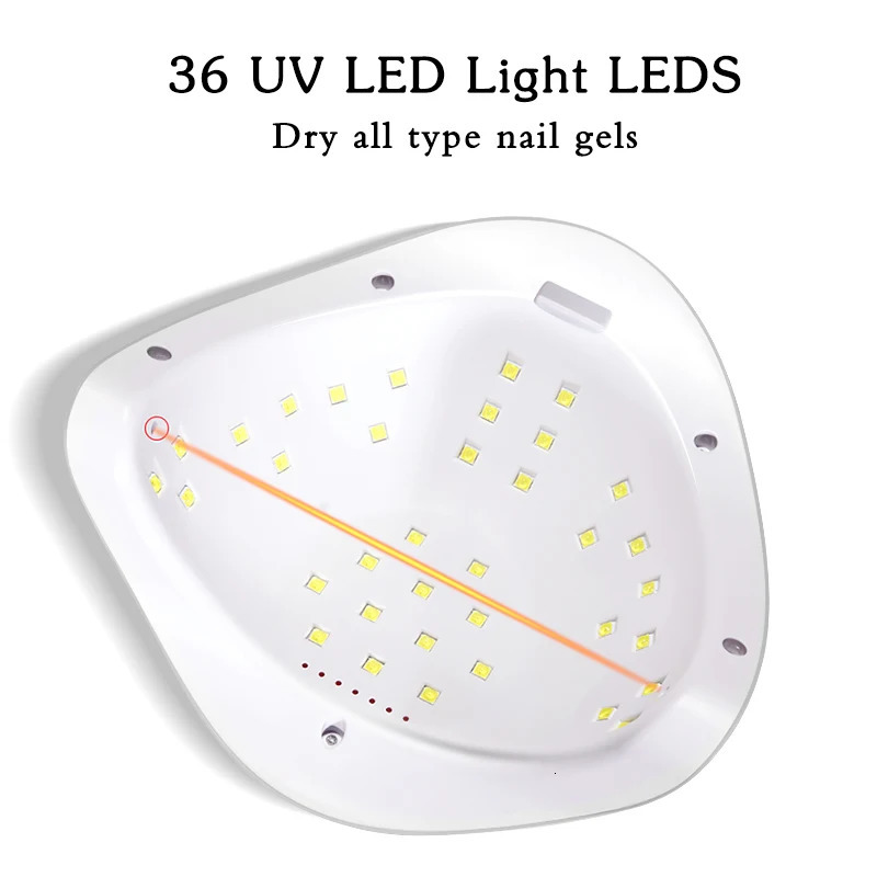 Nail Dryer LED Nail Lamp UV Lamp for Curing All Gel Nail Polish With Motion Sensing Manicure Pedicure Salon Tool 240626