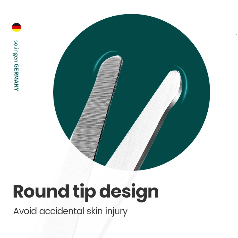 MR.GREEN Nose Hair Scissor Makeup Scissors Grade Stainless Steel Face fine Hair Removal Tools With Rounded tips 240626