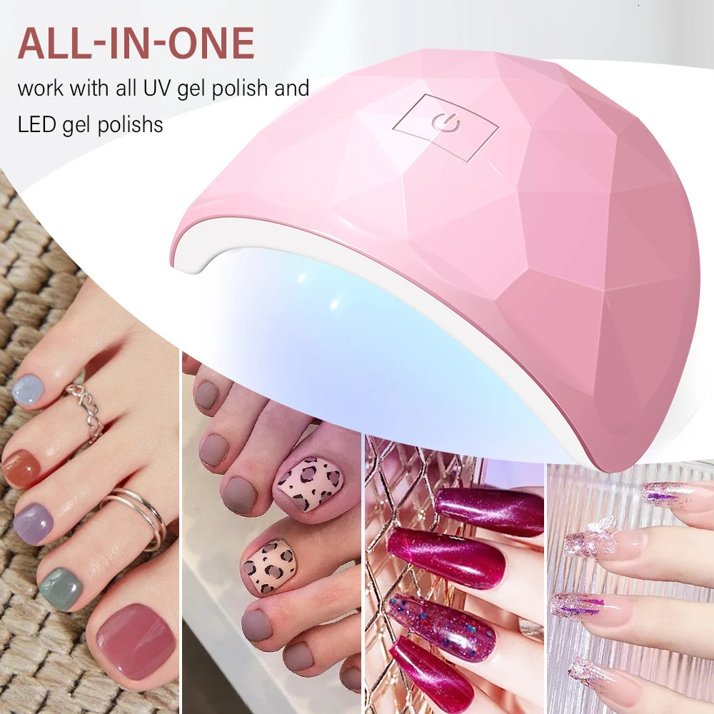 Multifunctional Uv Led Lamp For Nails Lamp Cabin Uv Led Nail Gel Drying Lamp Professional Nails Accesories And Tools 240626