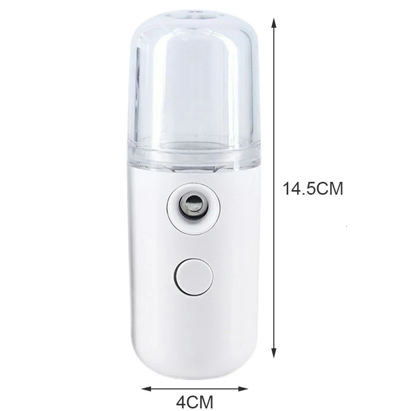 30ml Mini Humidifier For Car Home Office Portable Rechargeable Small Wireless Personal Face Sprayer Cool Mist Maker Humidifier 240626