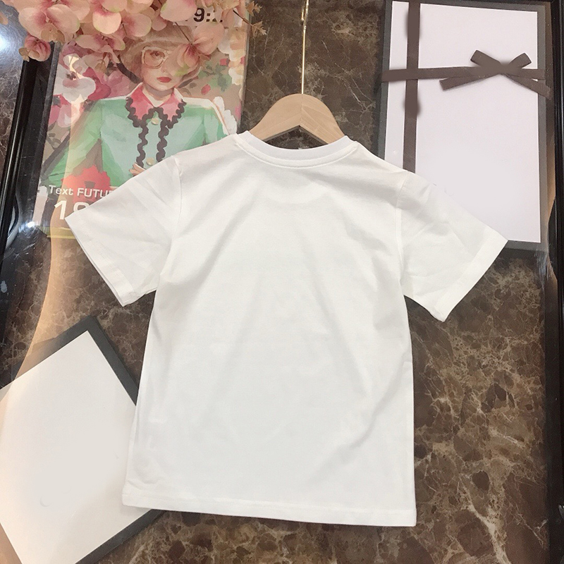 Tshirts Designer Clothing Kids T Shirts Luxury Tshirts Designers Tees Brand Clothes High Quality Tops 8 Children Costume Girls Boys Short Sleeve DPD24