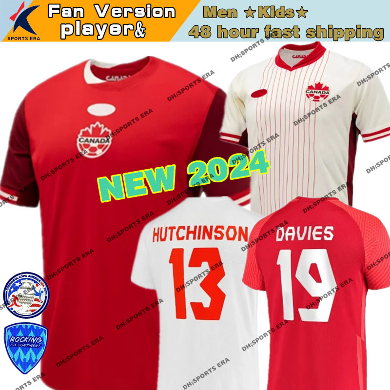 2024 Canada Soccer Jerseys national 24 25 GROSSO CAVALLINI HOILETT SINCLAIR DAVIES J.DAVID red Fan Kids Kit football shirt South American Cup National Team