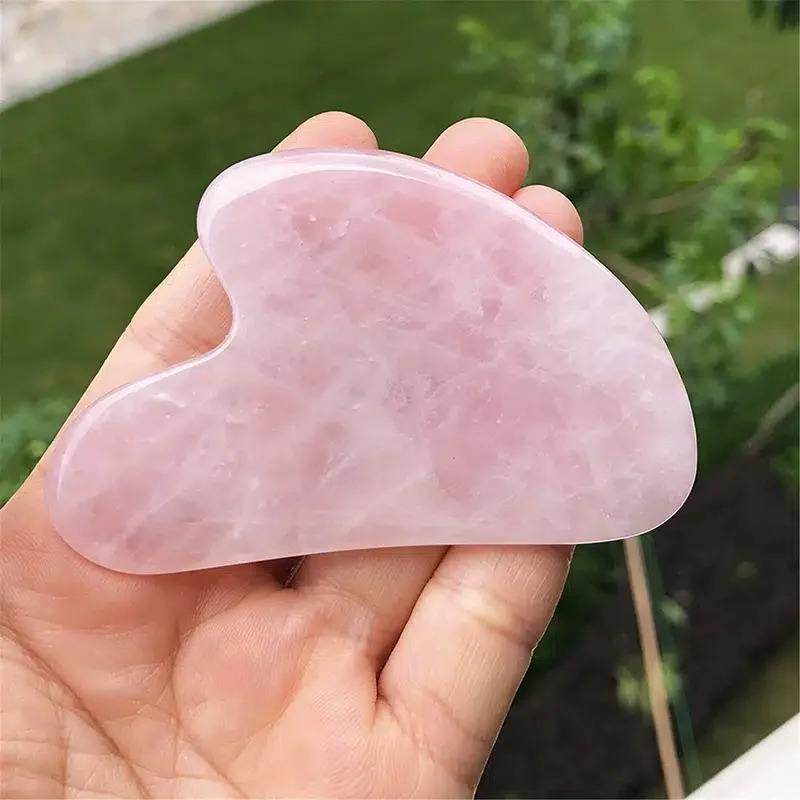 Natural Stone GuaSha Jade Beauty Scraping Massage Tools Firm Skin Care Face Gua Sha SPA Physical Gue Che Roller 240626