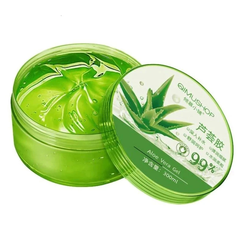 99% Aloe Vera Gel Moisturing Skin Face Cream Shrink Pores Day Cream Skincare Sleeping Mask Korean Skin Care Products 300g 240626