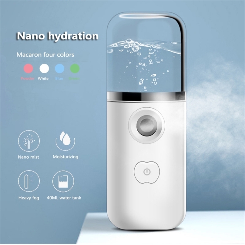 Mini Nano Sprayer Cooler Steamer USB Rechargeable Mini Humidifier Skin Face Care Nebulizer Beauty Spa 240626