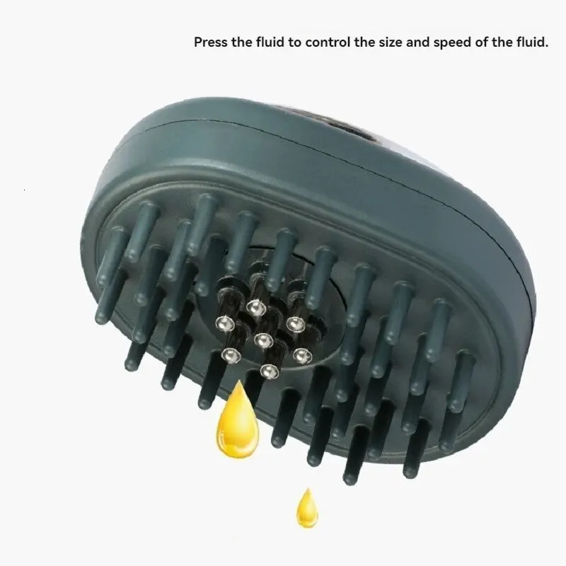 Mini Scalp Conductive Comb Electric Liquid Dispensing Massage Comb 240626