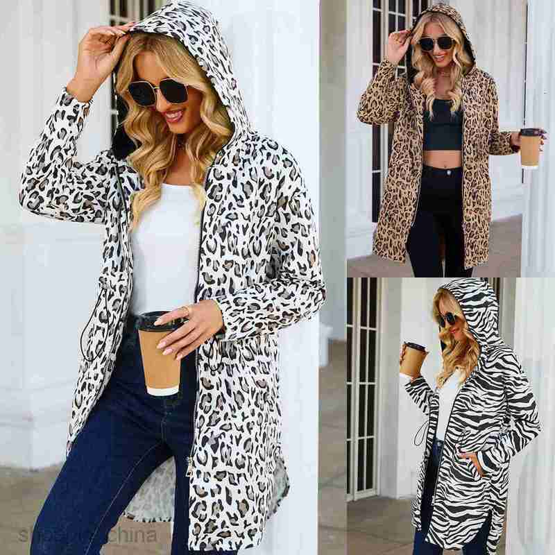 fashion Women Jackets Coats Women's Autumn/Winter Hooded Zipper Long Coat