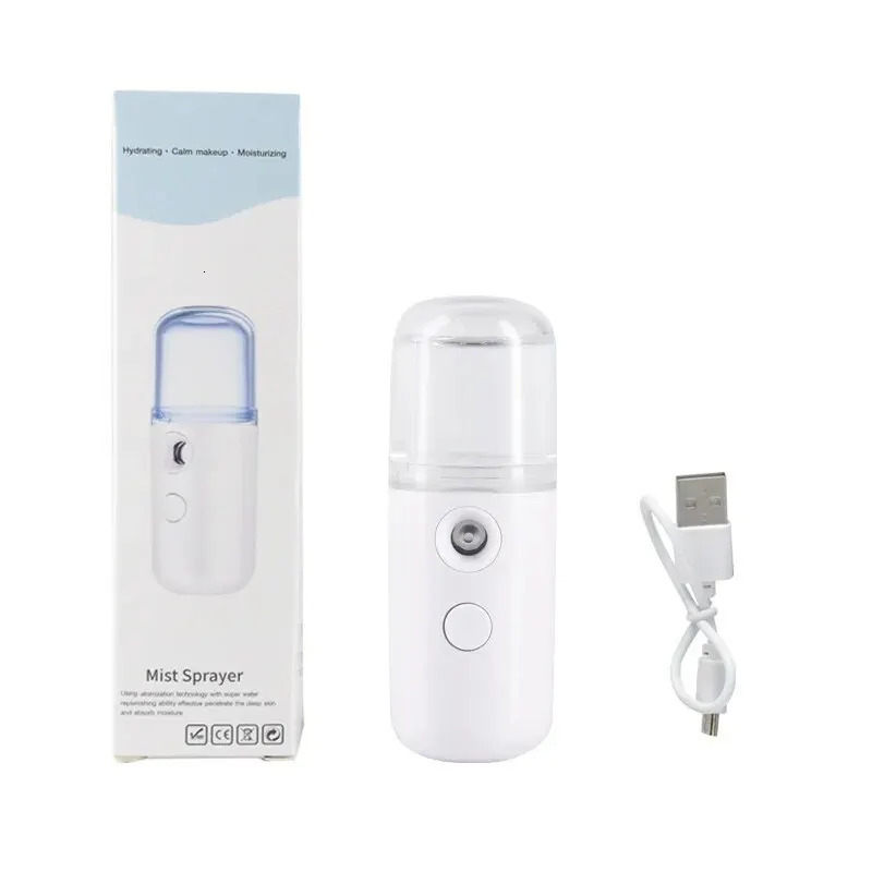 Mist Sprayer Mini Portable Rechargeable Handy Face Humidifier Sprayer Skin Care Machine For Face Hydrating 240626