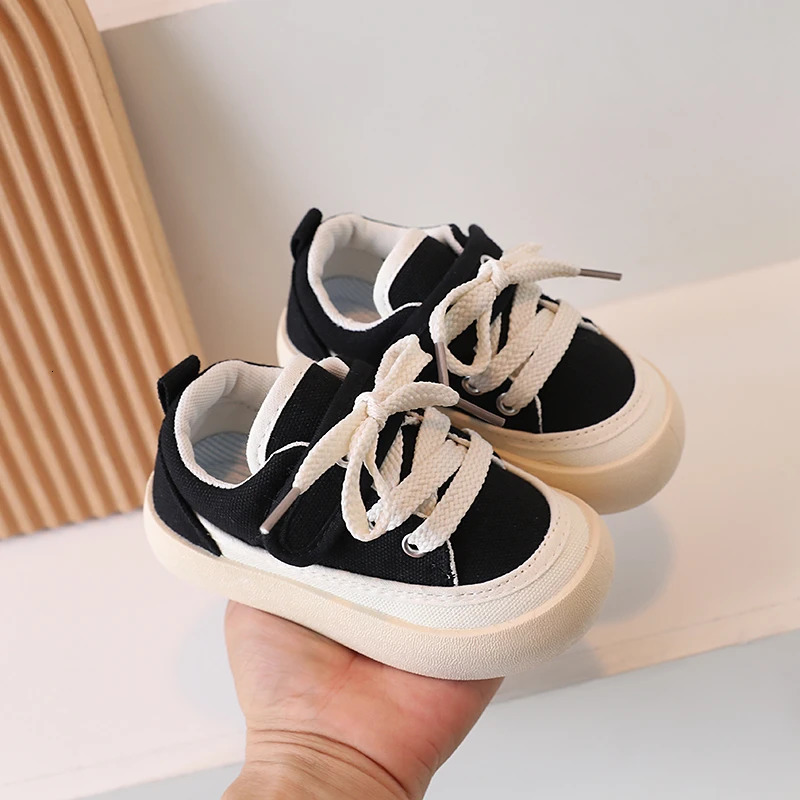 Childrens Shoes Summer New Boys Canvas Shoes Multi purpose Childrens Shoes Girls Soft Sole Casual Shoes Tie Sapatiras 240627 S251027